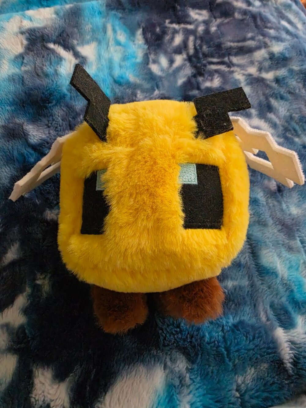 Minecraft bee plush